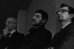Pietro Vassalli con Stefano Garoni e Silvio Cottinini